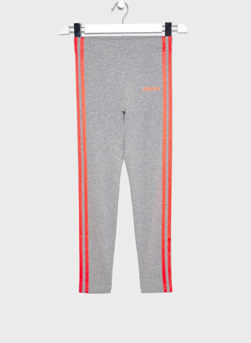 Adidas Youth 3 Stripe Tights