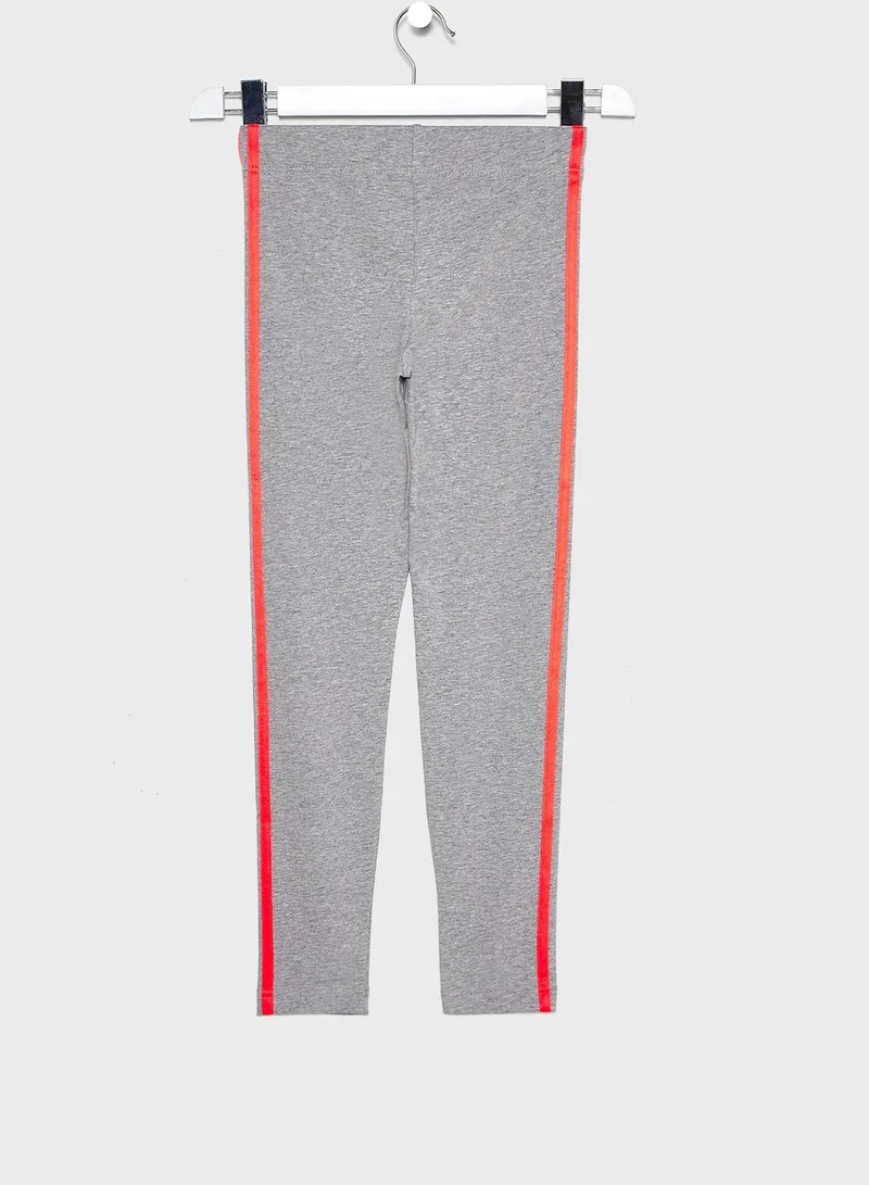 Adidas Youth 3 Stripe Tights