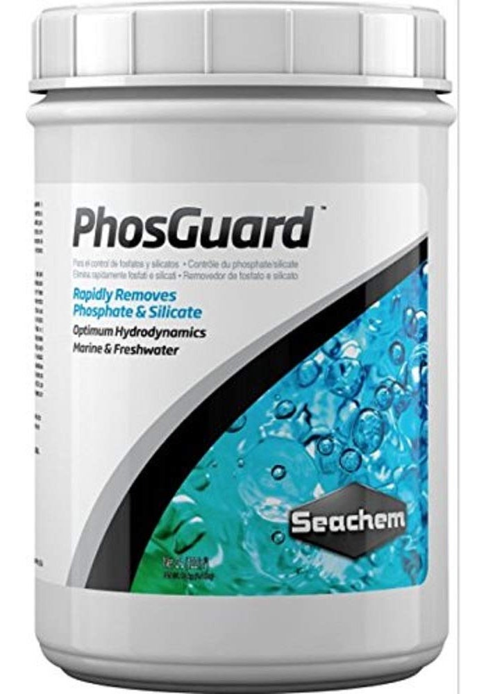 Seachem PhosGuard - 2 L/67.6 oz. Phosphate and Silicate Remover for Marine and Freshwater Aquaria - Image 1