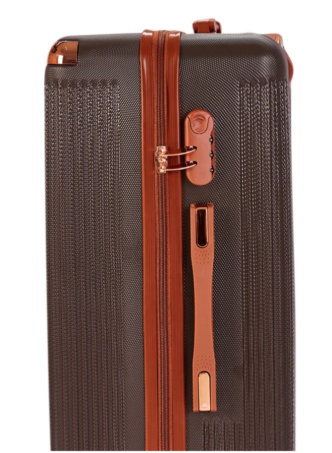 LIMRA Luggage set 5 pieces travel Bags with a distinctive design from Brown