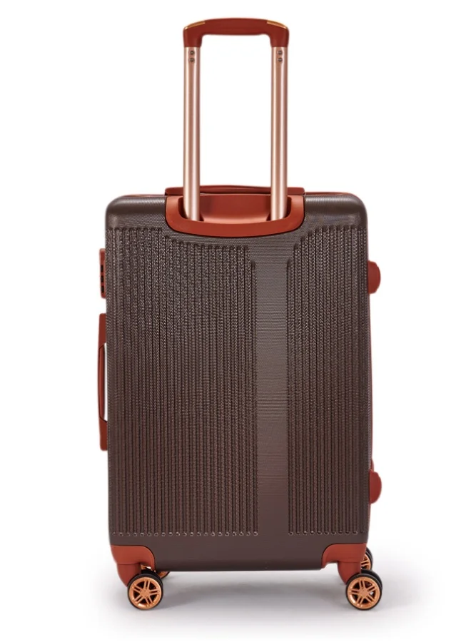 LIMRA Luggage set 5 pieces travel Bags with a distinctive design from Brown