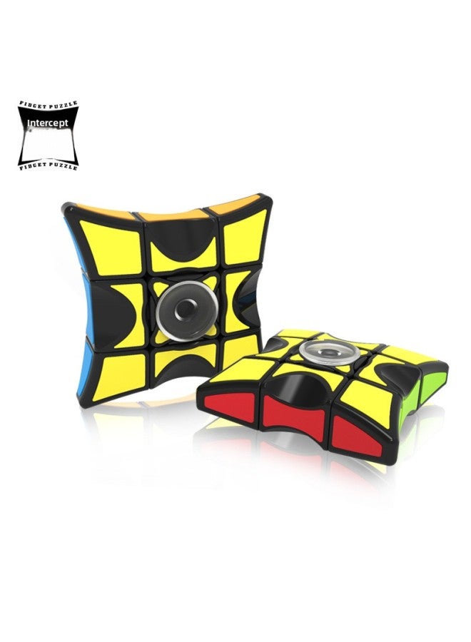 Qiyi Rubik's Cube Fingertip Top Rubik's Cube Rubik's Cube 133 Finger Cube Children's Fingertip Top Toy Rubik's Cube-Color:CORAL  - Image 4
