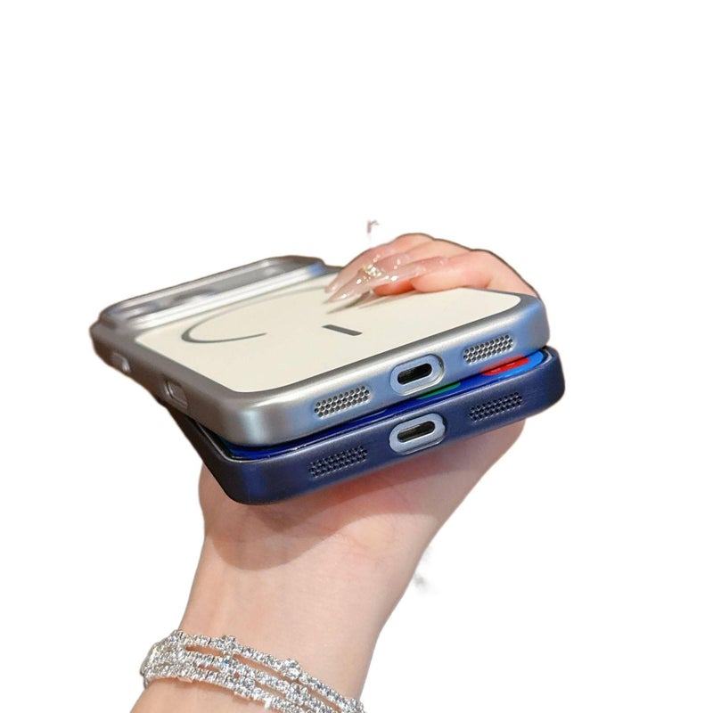 Silicone MagSafe Case for iPhone 13 with Strong Magnetic and Skin Feel plus Shockproof plus Scratch Resistant plus Drop Protection in Red - Veloris - Image 3