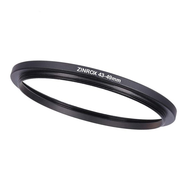 ZINROX ® 43-49mm Step Up Lens Filter Adapter Ring, Set of 1 Piece - Size : 43mm to 49mm Stepping Ring - Image 5