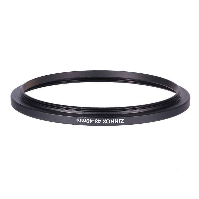 ZINROX ® 43-49mm Step Up Lens Filter Adapter Ring, Set of 1 Piece - Size : 43mm to 49mm Stepping Ring - Image 3