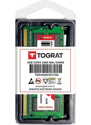 4gb Ddr3 1066 Mhz Notebook Ram Memory - TGR1066D3S7/4G - 1.5V
