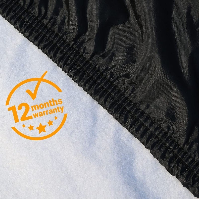 Coverado Car Cover Waterproof All Weather, Coverado Soft Cotton Lined Hail Protector Car Cover with Zipper Door, Outdoor Sun UV Rain Snow Protection Car Covers for Automobiles Universal Fit SUV (170"-190") - Image 4