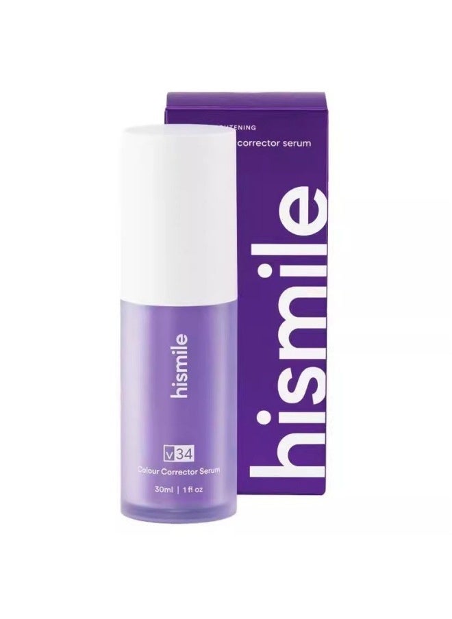 HiSmile Teeth Color Corrector, Purple Teeth Brightening Toothpaste, Remove Stains, Teeth Brightening Purple Toothpaste, Remove Coffee, Stains, Yellow Teeth (30ml）  - Image 2