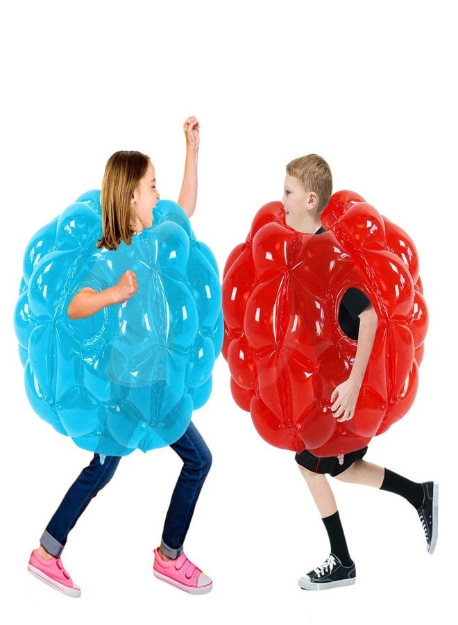 SUNSHINEMALL 2 Pack Inflatable Bumper Balls for Kids & Adults Giant Sumo Balls Bounce Body Bumpers Buddy Zorb Ball Outdoor Toys Gifts Yard Human Bubble Ball Hamster Ball - Image 2