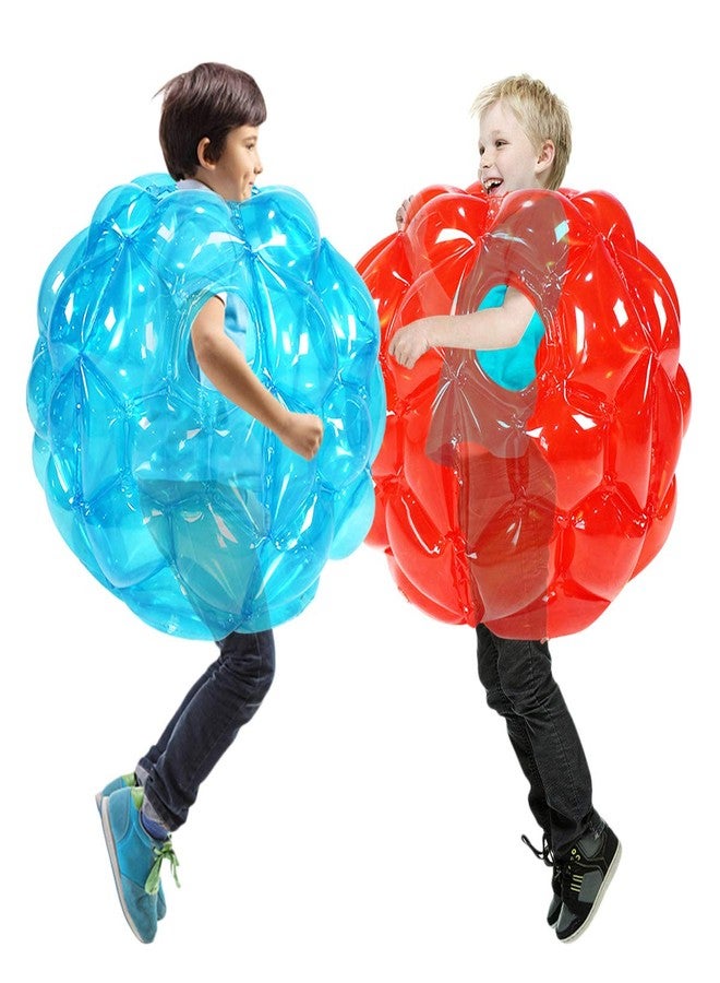 SUNSHINEMALL 2 Pack Inflatable Bumper Balls for Kids & Adults Giant Sumo Balls Bounce Body Bumpers Buddy Zorb Ball Outdoor Toys Gifts Yard Human Bubble Ball Hamster Ball - Image 5