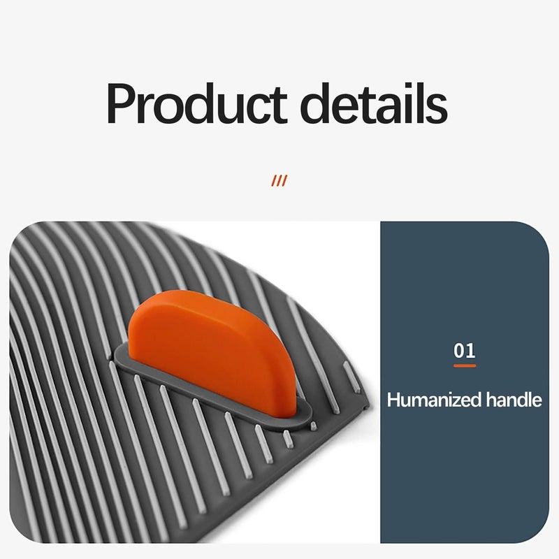 comfrt Silicone Sink Floor Cover, Tub Stopper Silicone Floor Drain Anti-Odor Mat, Silica Gel Drain Plugs, Deodorizing Cover, Kitchen Seal, Sewer Deodorization Suitable for Kitchen, Bathro - Image 4