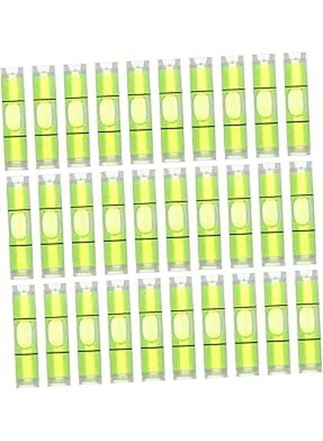 مستويات فقاعات أسطوانية صغيرة 8x23 ملم 50 قطعة لتعليق الصور والتخطيط - Image 1