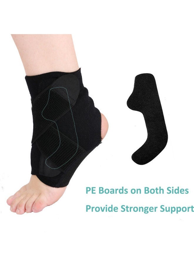 NIBEMINENT Ankle Support Brace Stabilization With PE Board Splint Adjustable Compression  - Image 5