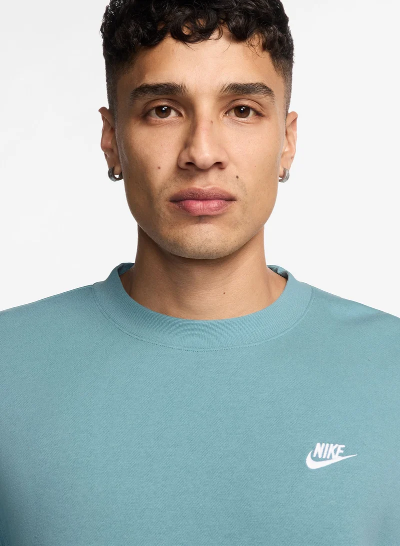 Nike Club Men's Fleece Crew T-Shirt