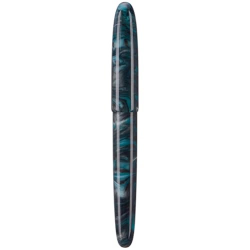 Asvine C80 Fountain Pen 8 Extra Fine Nib Large Handcraft Pen with Converter Pen Box Collection Set Green Ripple - Image 1