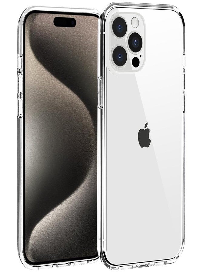 TENOC Phone Case Compatible with iPhone 15 Pro Max, Clear Case Shockproof Protective Bumper Slim Cover for 6.7 Inch - Image 1
