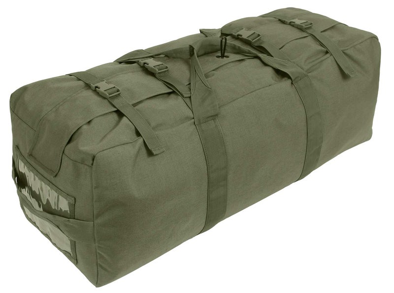 Rothco Enhanced Duffle Bag with Backpack Straps Great for Travel Camping Sports Gym and More 76L Storage Capacity Olive Drab