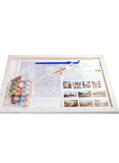 STRATEG LifeFull DIY Paint By Numbers For Adults Kids Wolves Acrylic Wall Art For Home Office Calming Relaxation Color By Number Activity Kit Paint by Numbers Canvas For Beginners  - Image 2