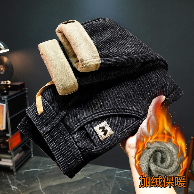 Unisex Classic Denim Jeans Loose Fit Daily Outdoor Wear - Image 1