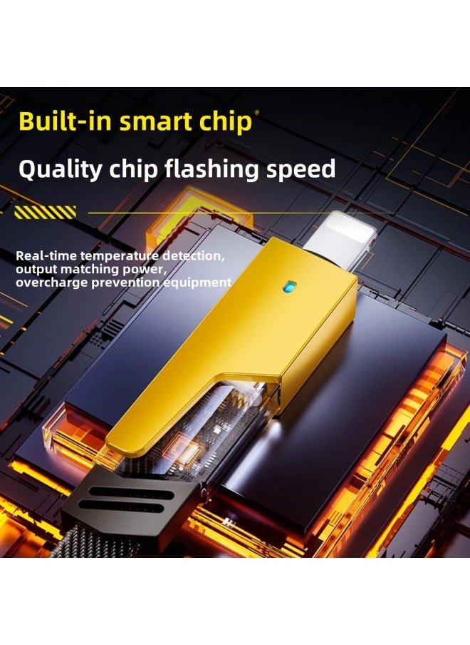 Generic [Source True PD27W] Double Magic 4-in -1 65W Super Fast Charge Line 2-to -2 Car Data Line.-Model:65w+27w【 2m 】english Boxed  - Image 3