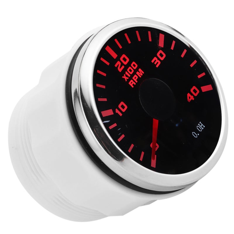 Digital Tachometer Gauge IP67 Waterproof High-Precision RPM Gauge - Stepping Motor Driven LCD Hour Meter for Automotive, Yacht, Construction Machinery Modifications - Image 5