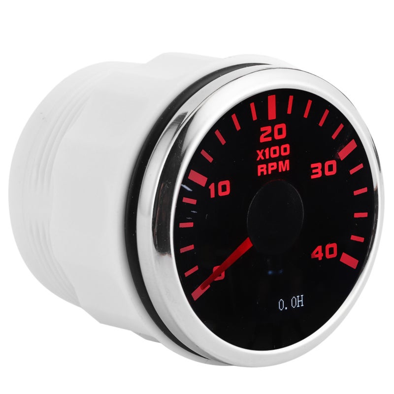 Digital Tachometer Gauge IP67 Waterproof High-Precision RPM Gauge - Stepping Motor Driven LCD Hour Meter for Automotive, Yacht, Construction Machinery Modifications - Image 4