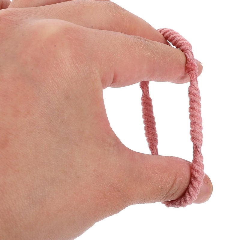 20 Pieces High Elasticity Ponytail Hair Ties and Hair Tie Bracelets for Women Styling Accessories No Crease Damage Suitable for Daily Use - Image 4