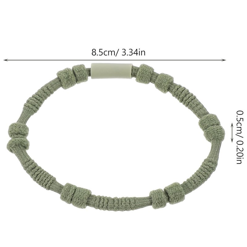 20 Pieces High Elasticity Ponytail Hair Ties and Hair Tie Bracelets for Women Styling Accessories No Crease Damage Suitable for Daily Use - Image 2
