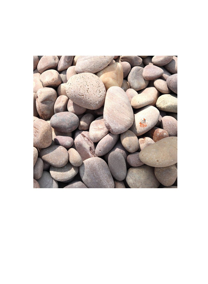 KNP Red River stone Natural Garden Material 3-5 CM 5KG - Image 3
