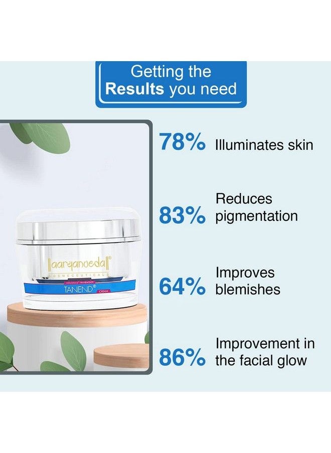 Aryanveda - Tanend Face Cream For Fairness Tan Removal & Anti Oxidant ; Man & Women ; 50 Gm (Pack Of 1) - Image 1