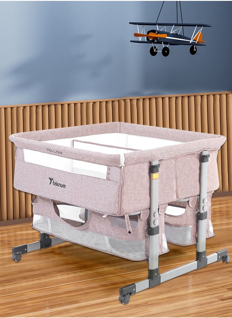Baby Twin Bed Side With Horizontal Adjustment - Fellow - Ivory - pzsku/Z81A97EAB40A477C9E47AZ/45/_/1685943853/5b7fe23d-fa19-45e1-ac2b-19ecd489bd95