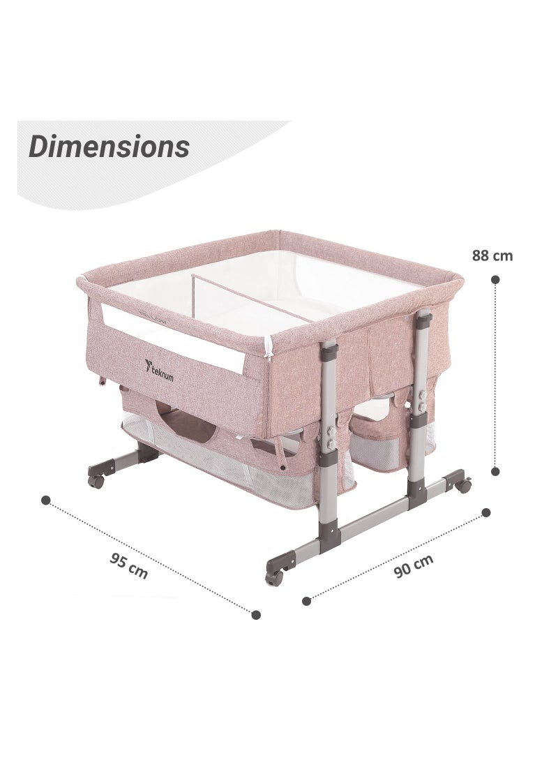 Baby Twin Bed Side With Horizontal Adjustment - Fellow - Ivory - pzsku/Z81A97EAB40A477C9E47AZ/45/_/1685943855/a6d3b965-2ab4-43f9-a800-a7d524b3315f