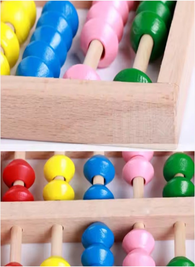 Joy & Learn - Joy & LEARN Wooden Intelligence Teaching Math Learning Tools – Educational Toy to Improve Imagination, Practical Skills & Perceptibility - Image 1