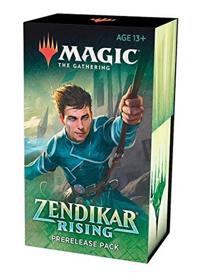 Magic the Gathering Mtg Zendikar Rising Prerelease Pack Kit Box 6 Booster Packs  - Image 1