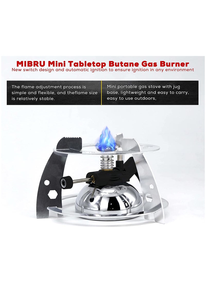 MIBRU - Mini Tabletop Butane Gas Burner With Flame Head For Siphon Coffee Heater Maker Coffee Maker Mocha Pot Gas Stove - Image 1