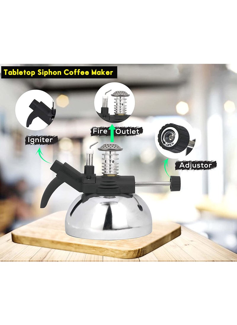 MIBRU - Mini Tabletop Butane Gas Burner With Flame Head For Siphon Coffee Heater Maker Coffee Maker Mocha Pot Gas Stove - Image 1