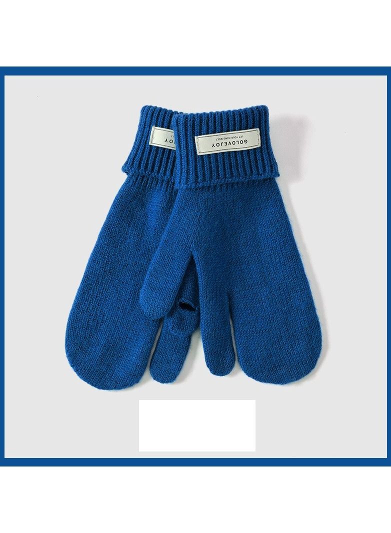 Golovejoy Women's Warm Plush Windproof And Cold Proof Lovely Gloves