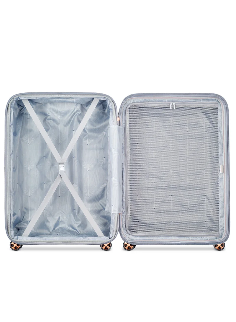 DELSEY Paris Helium Shadow 5.0 82cm Hardcase 4 Double Wheel Check-In Luggage Trolley - Platinum