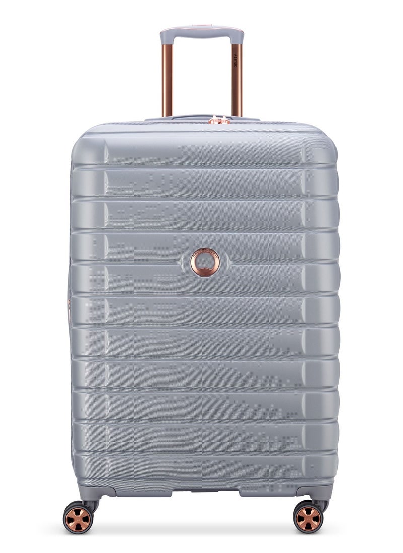 DELSEY Paris - Helium Shadow 5.0 82cm Hardcase 4 Double Wheel Check-In Luggage Trolley Platinum - 00287881911 - Image 1