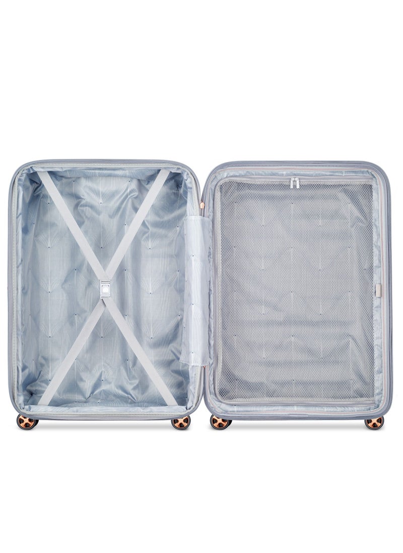 DELSEY Paris - Helium Shadow 5.0 82cm Hardcase 4 Double Wheel Check-In Luggage Trolley Platinum - 00287881911 - Image 1