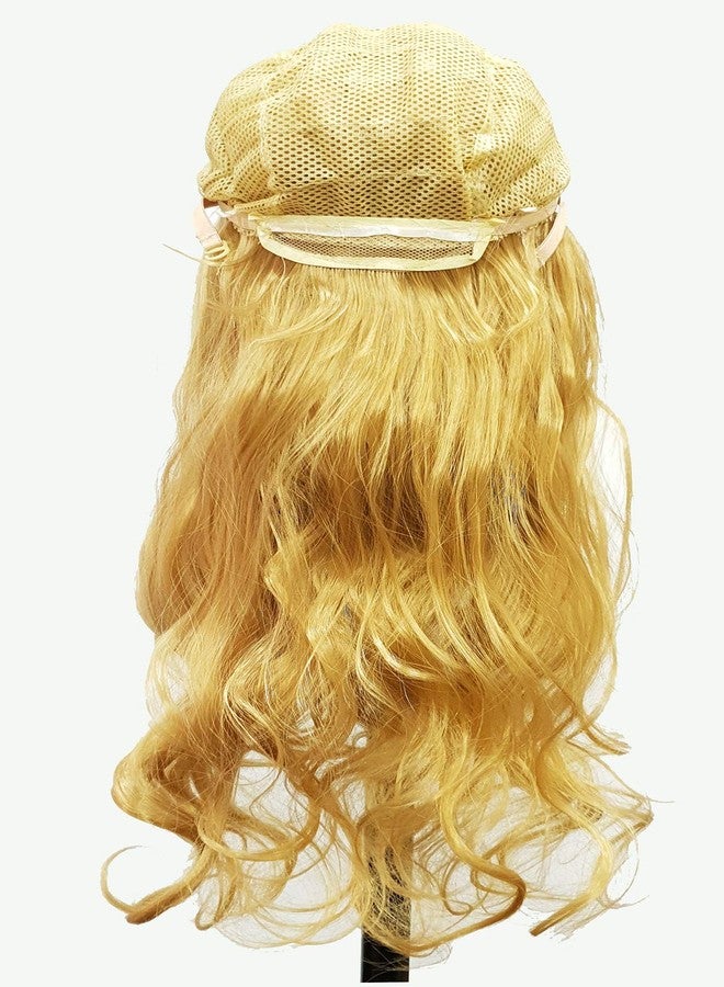 Foreign Holics Natural Hairline Long Full Head Long Curly Wavy Hair Wigs For Women Black Golden-28 Inch - Image 5