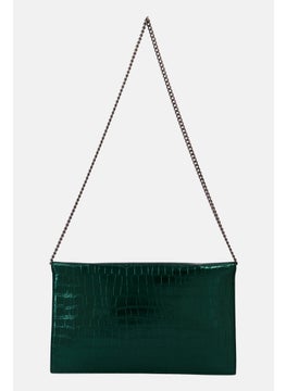 Women Textured Clutch Bag 20 H x 29 L x 2 W cm, Green - pzsku/Z81AA1F6502AC1DD0C792Z/45/_/1737642115/851f2214-6fc5-4d77-97db-e625611c929e