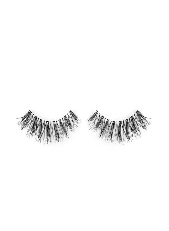 Uroparis PRO 2 Eyelashes for Women - Handmade Eye Lashes | Lightweight False Lashes with Premium Virgin Hair | Invisible Band | For Glam Look & Enhance Beauty (Black) - 1 Pair - Image 3