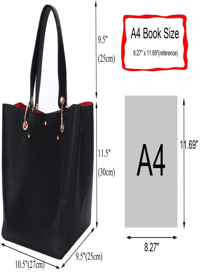 sqlp Large Work Tote Bag for Women Designer Purses and Handbags Big Bucket bags Ladies Travel Crossbody Purse Hot pink - Image 3