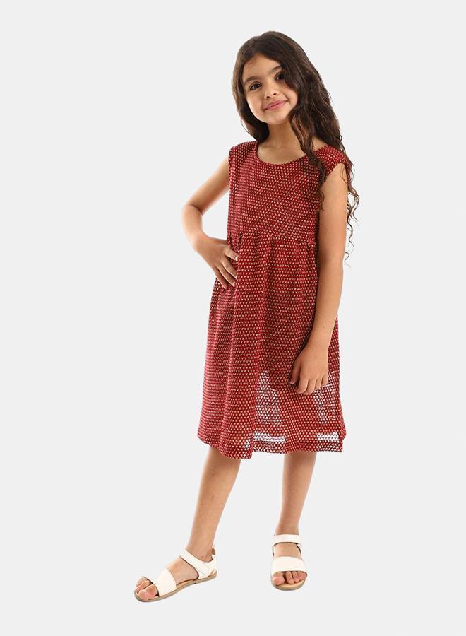 kady Stitched Slip On Dressgirls marron 10 - Image 2