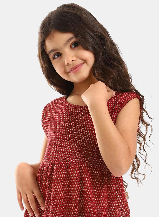 kady Stitched Slip On Dressgirls marron 10 - Image 4