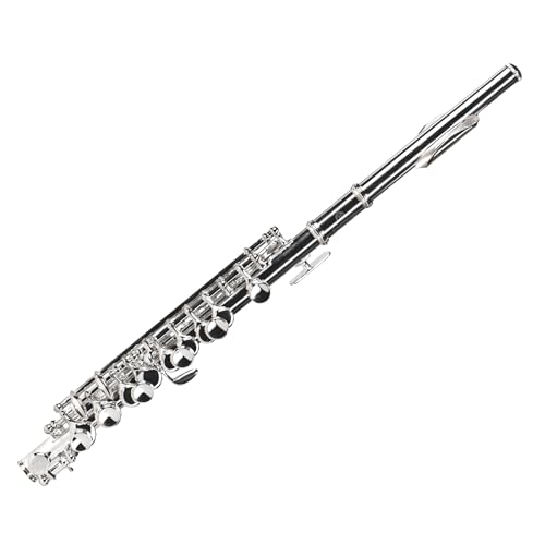 Kadence FL-M1 Concert Flute | 16 Keys with Closed Hole | Steel Springs, Cylindrical Bore with C-Footjoint | Includes Hard Leather Case | Silver - Image 2