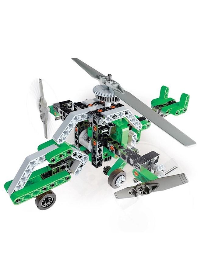 Clementoni - Clementoni Mechanics Lab Helicopters And Planes  It Is An Educational Game That Helps Focus, Creativityand To Have Fun And Install Things And Easy To Disassemble - Image 1