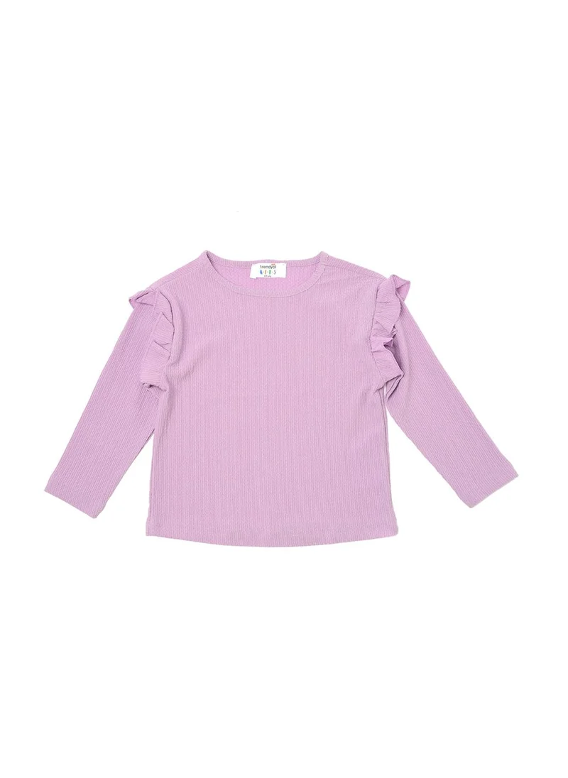 trendyol Kids Frill Detail Top & Trousers Set