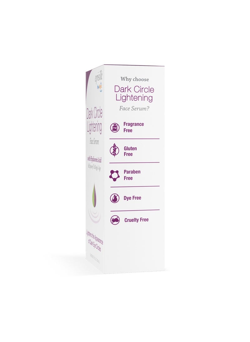 Hyalogic - Episilk Dark Circle Lightening Face Serum With Hyaluronic Acid 30ml - Image 1